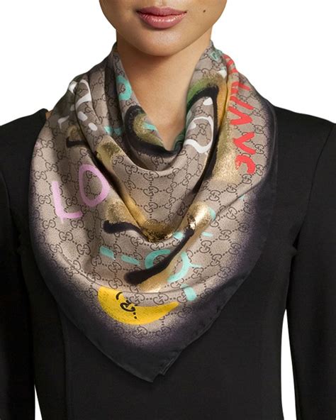 square scarf for neck and purse gucci|silk Gucci scarf women.